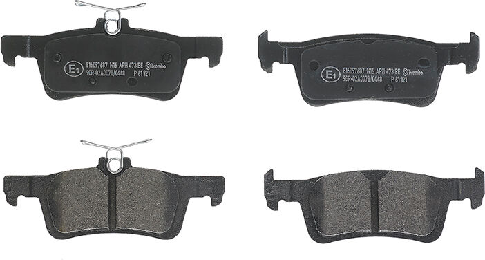 Brembo Bremsbelagsatz, Scheibenbremse P 61 121 Für Peugeot