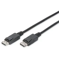 DIGITUS ASSMANN DisplayPort Kabel  2.0m Verriegelung  Ultra HD 4K sw.