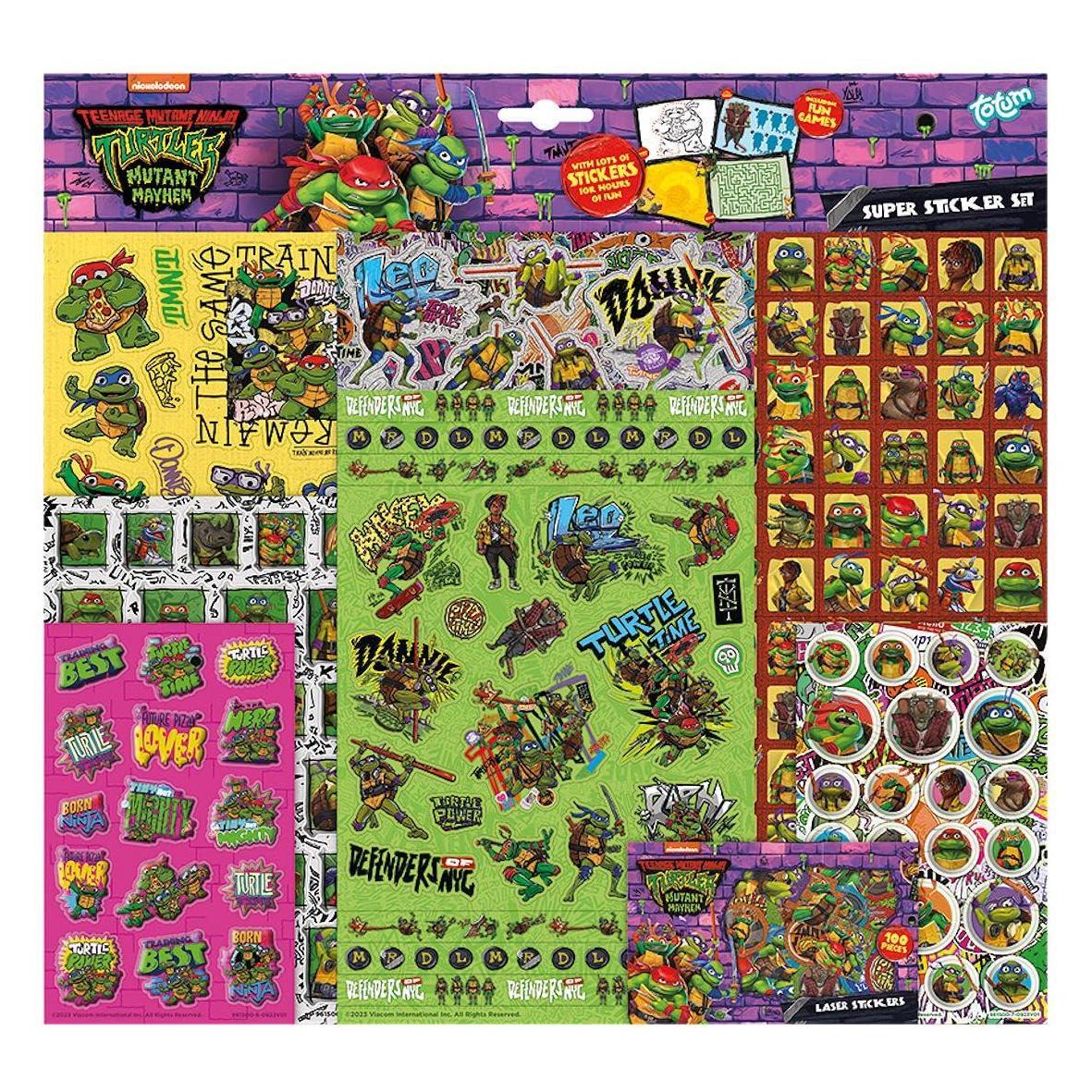 Totum Teenage Ninja Turtles Aufkleber-Set XL (10 Sticker) (46387347)