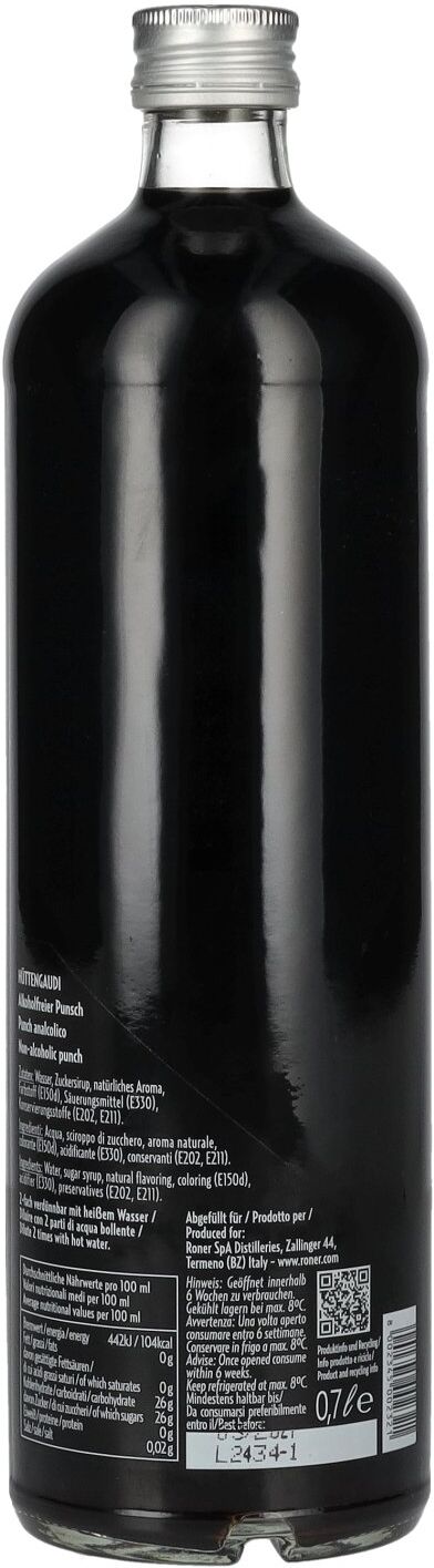Kera Original Hüttengaudi Punch alcohol free 0.0 0,7l