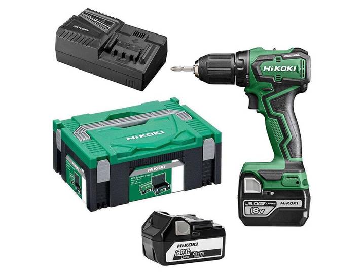 Perceuse-visseuse HIKOKI DS18DDWPZ Brushless 18V (2 x 5.0Ah) en coffret