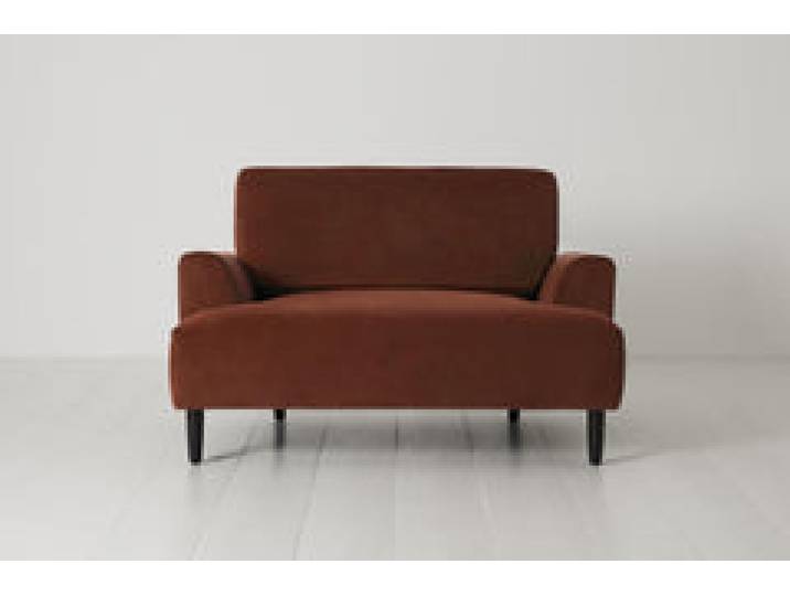 Loveseat Model 05, Ziegelrot