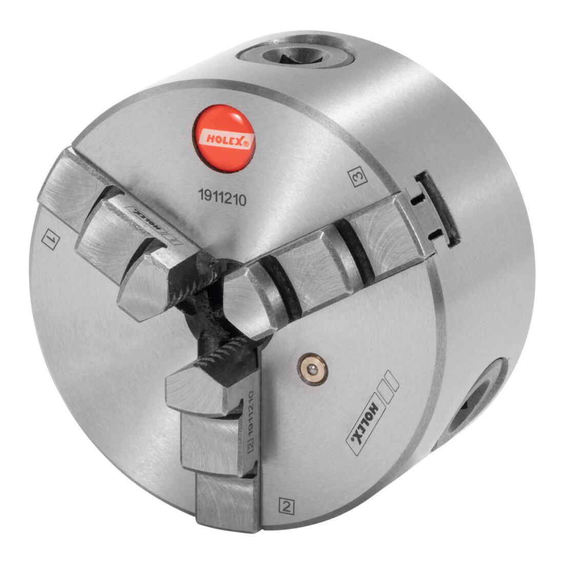 HOLEX Dreibacken-Drehfutter Guss zylindrische Zentrieraufnahme 100 mm (312906 100)