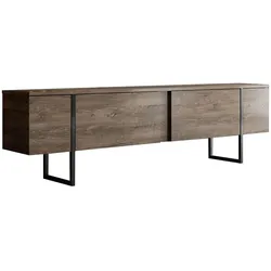 TV-MÖBEL mit 2 Klapptüren Luxe 180/30/50 cm