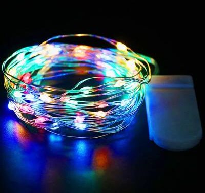 Uplift Picks 1M 2M 4M Battery Powered Fairy Lights Waterproof Copper Wire Garland rgb 4m