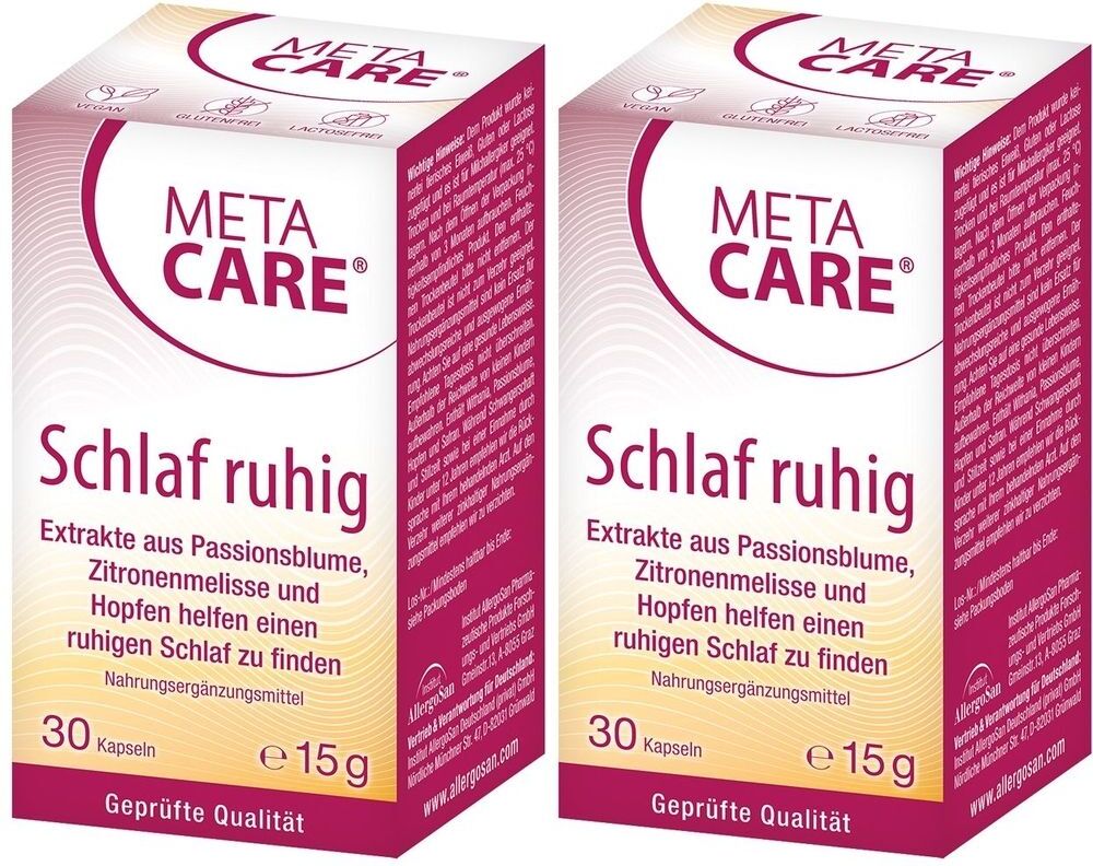 metacare Meta-Care Schlaf ruhig Kapseln 2x 2x30 St