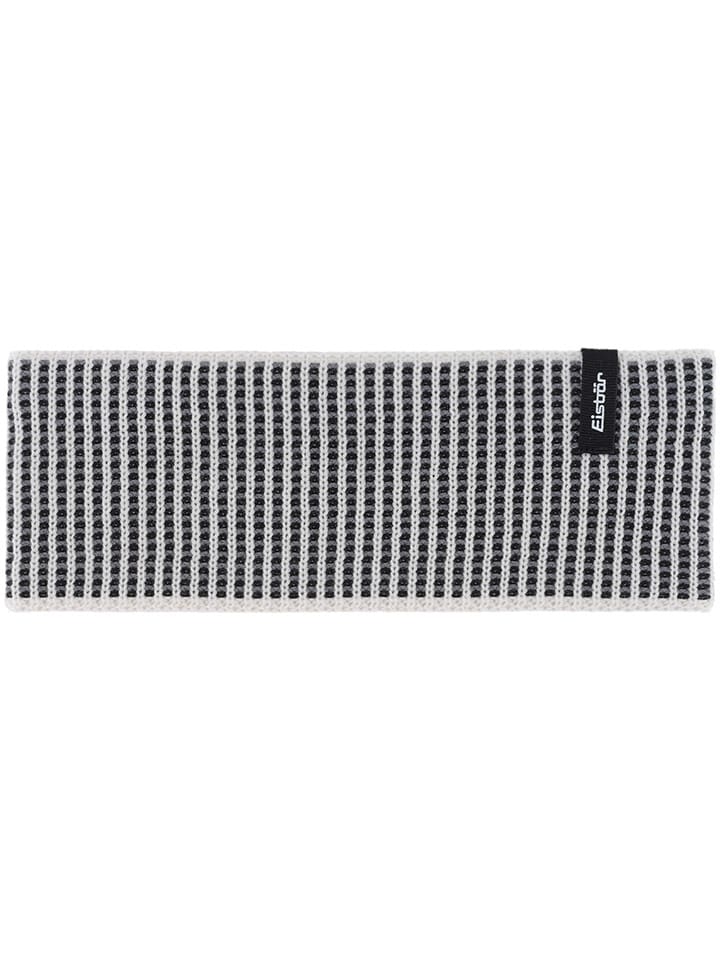 Eisbär Stirnband "Fly" in Grau/ Schwarz/ Creme - onesize