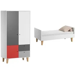 BABYZIMMER 2-teilig Concept rot
