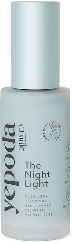 Yepoda - The Night Light - Ölfreie Nachtcreme mit Aloe Vera, Beifuss und Niacinamid, 50 ml, Fantasie