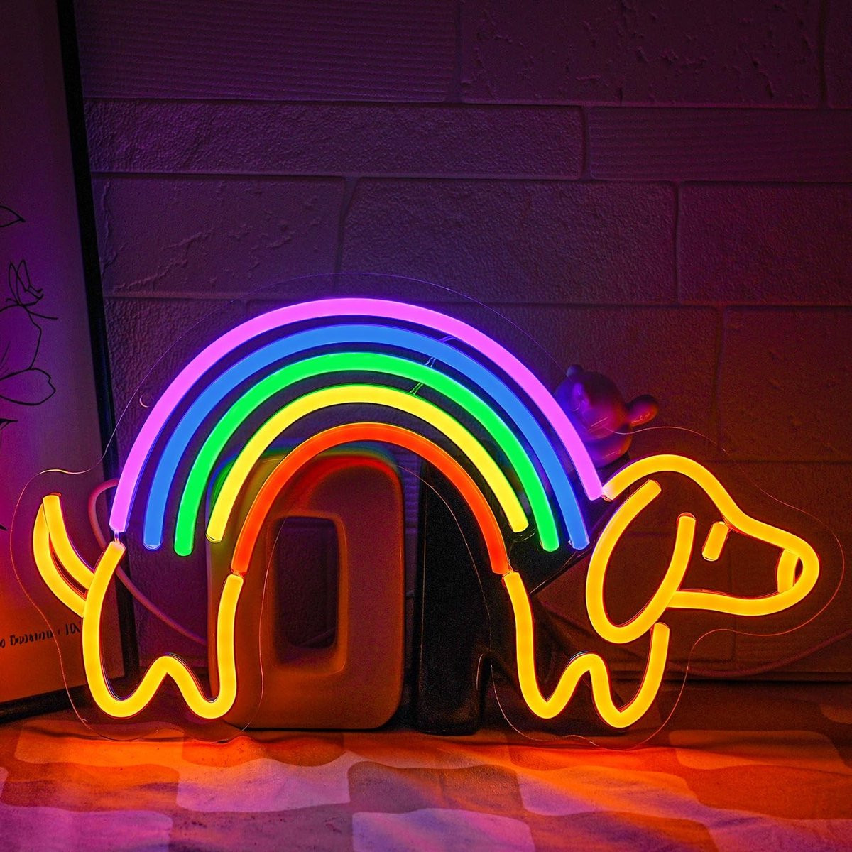LED Neon Wanddecoratie voor Kinderkamer en Woonkamer met USB-aansluiting