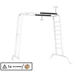 BERG PlayBase Medium, Rahmenrohr oben, 1 x Muffe und 1 x Stutzen
