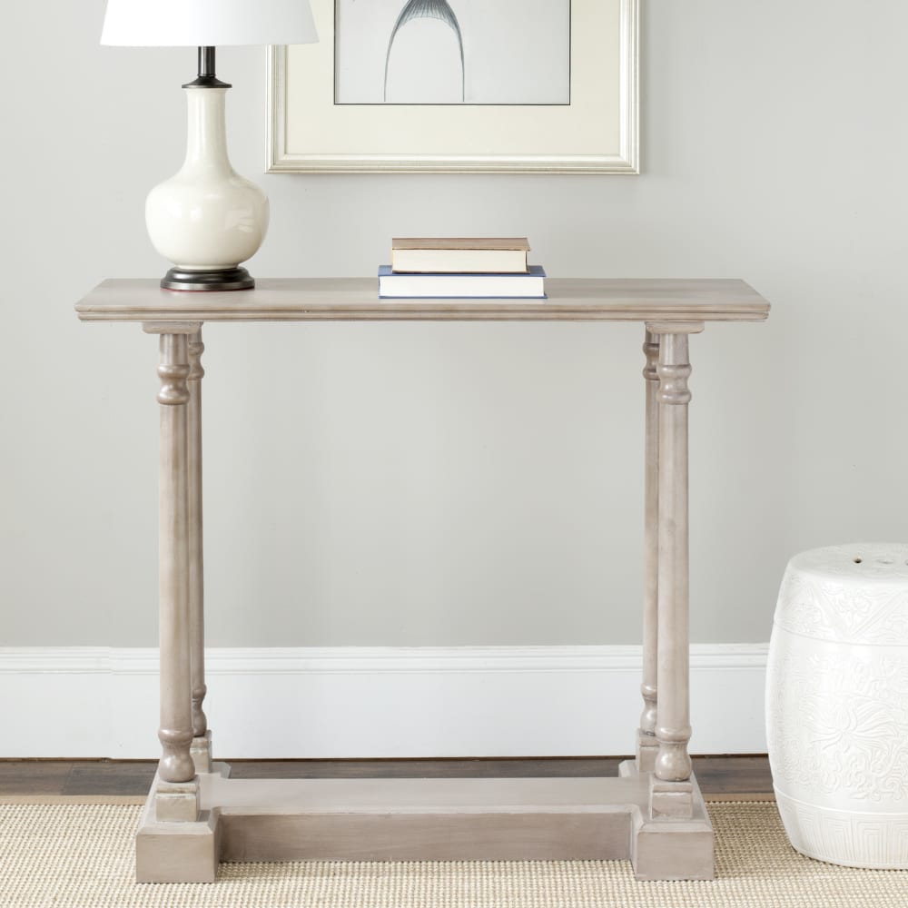Safavieh Consoles en bois de pin, gris vintage Gris 96x81x40cm