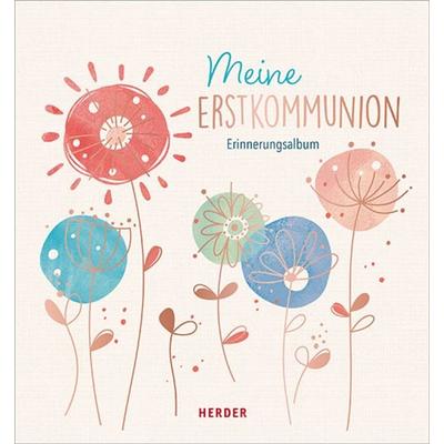 Meine Erstkommunion Erinnerungsalbum Floral, Gebundene Ausgabe von , Herder, 978-3-451-71770-3