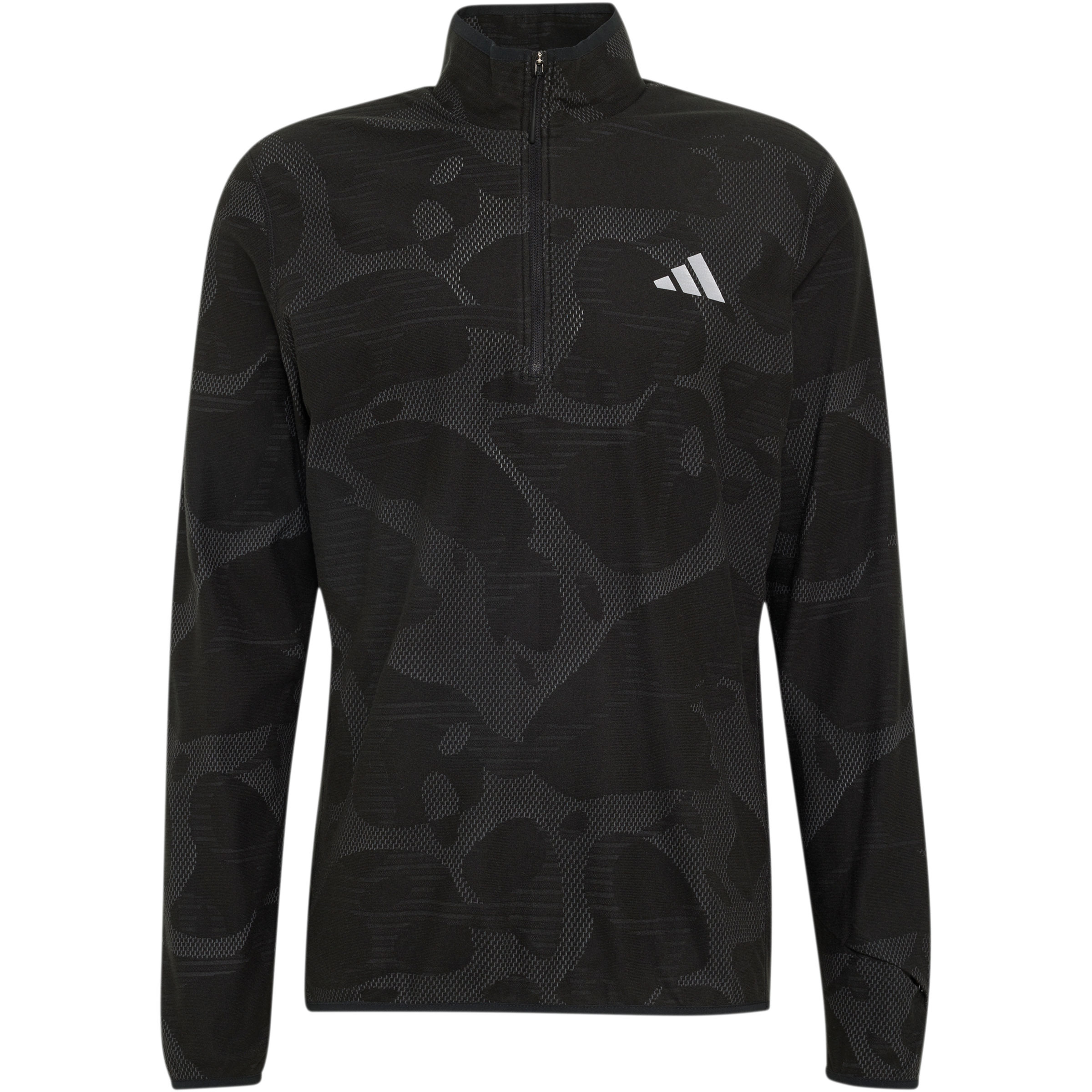 adidas Adi365 Climawarm Half Zip Herren Laufshirts schwarz Größe L Laufen | Trailrunning | Training & Fitness Schnell trocknend