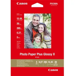 Canon PP-201 Glossy II Fotopapier Plus 13 x 18 cm – 20 Blatt