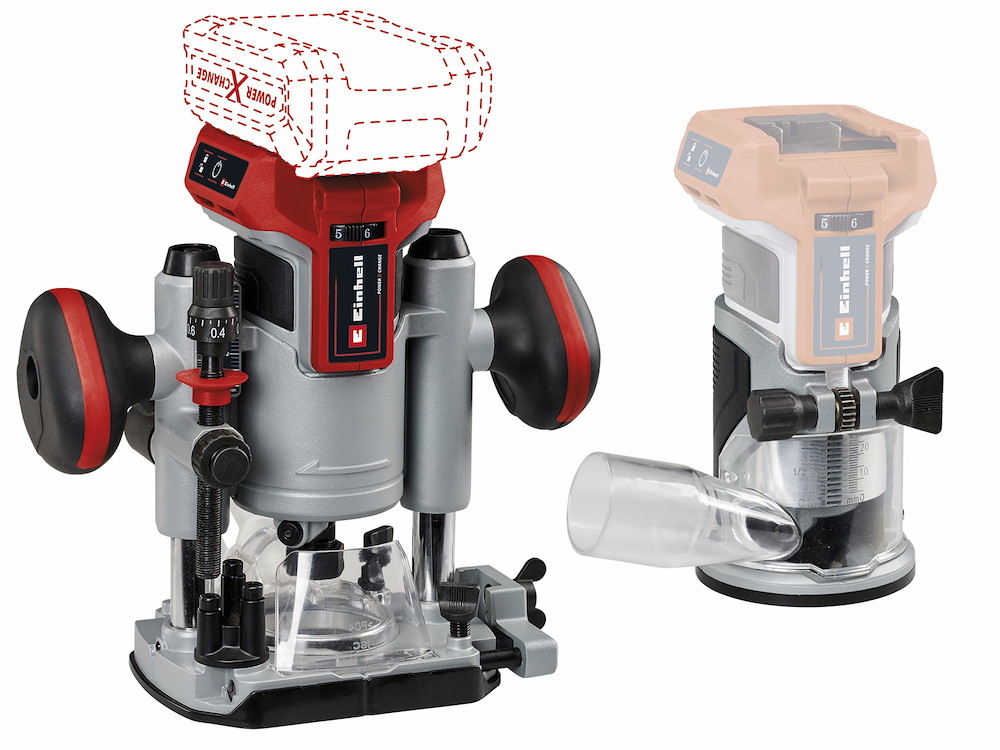 EINHELL Akku-Oberfräse /-Kantenfräse TP-RO 18 Set Li BL Solo 16948231