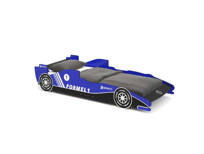 Kinderbett Rennwagen Bett RACER blau
