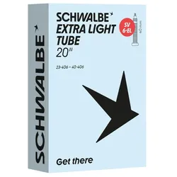 SCHWALBE Schlauch 20" SV6-EL 40 mm extra light
