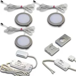 Hera 3er Set LED-Einbauleuchte 61057230108