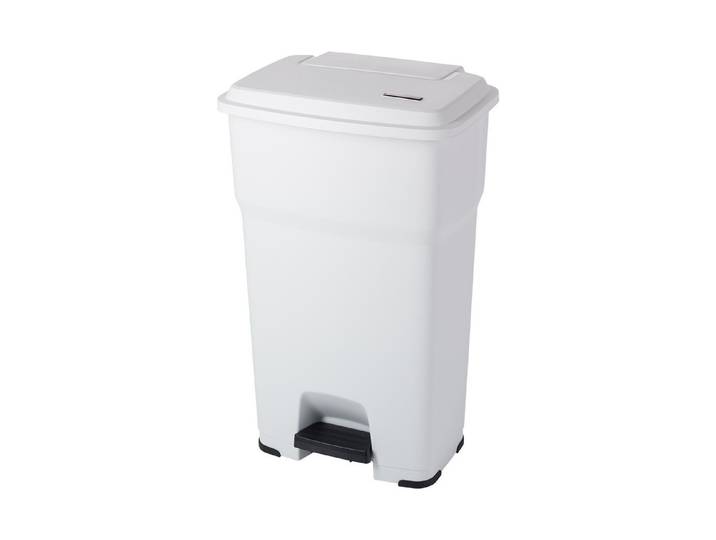 Rotho Abfalleimer mit Pedal Hera Weiss 85 l