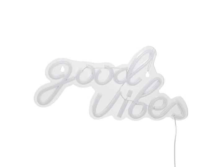 Atmosphera - Tube néon mural led good vibes rose l 40\,5cm