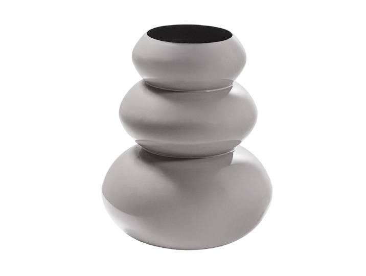 Grosse Design Vase „Tera“ Hellgrau De Eekhoorn