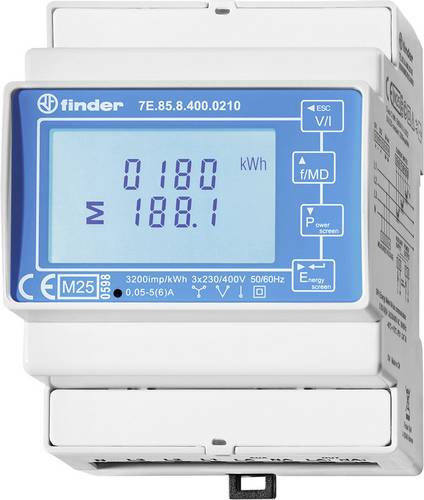 Finder 7E.85.8.400.0210 7E.85.8.400.0210 Energiezähler digital 1St.
