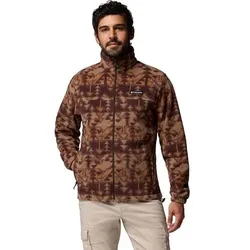 COLUMBIA Rollkragen Steens Mountain Printed Jacket, Größe S in Grau Grau