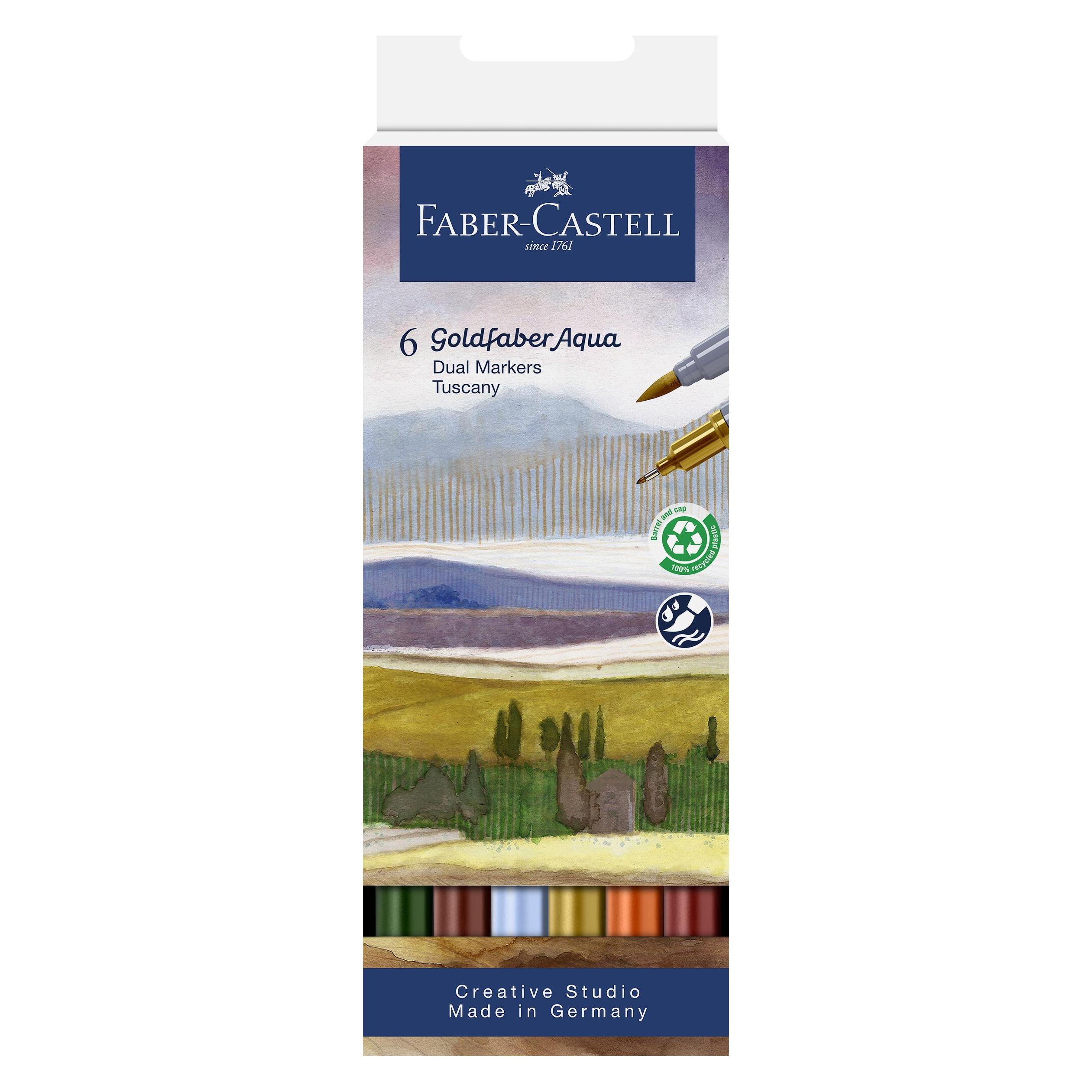 Faber-Castell GOFA AQUA DUAL MARKER - Farbstoffmarker (6x) (164521)