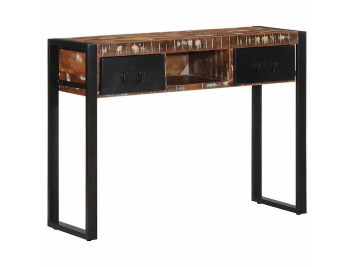 UNIQUE*Table console LMT - table d'entrée moderne multicolore 100x35x75 cm bois massif récupération NEW205460