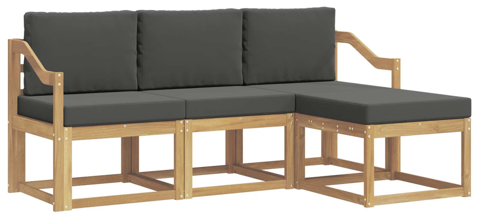 Outdoor-Sofagarnitur 4 pcs