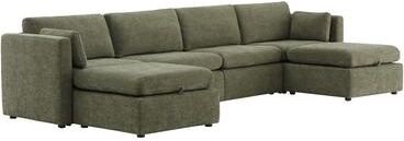 Spruce & Spring Mia Oversized Modular Sectional Fabric Sofa