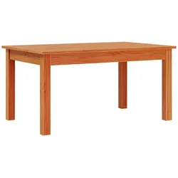 vidaXL Couchtisch Wachsbraun 80x50x40 cm Massivholz Kiefer