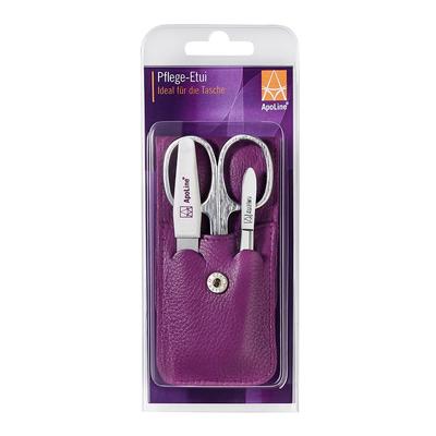 Apoline Manicure Etui 3teilig lila 1 St