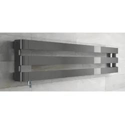 BEMM Designheizkörper Step H DSH031150502, verchromt, 70x27 mm Profil, 1.500 mm Höhe, Zentralheizungsbetrieb