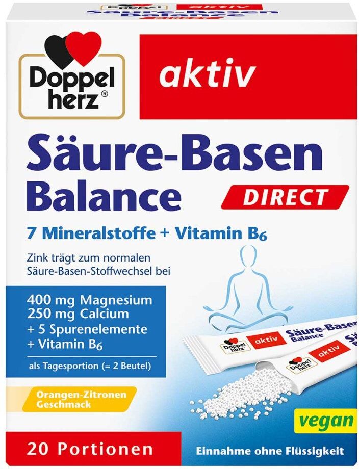 Doppelherz Säure-Basen Balance Direct Pellets 20stk