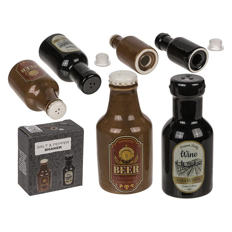 Magni Salz- und Pfefferstreuer 2er Set Bier und Wein (Pfeffer, Salz) (39565280)