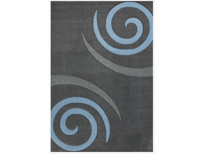 Webteppich Blau Naturfaser Cascada Plus 80x150 cm