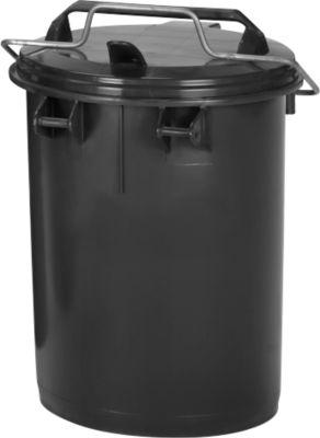 System-Mülleimer SME, Volumen 35 l, mit Bügel, anthrazit