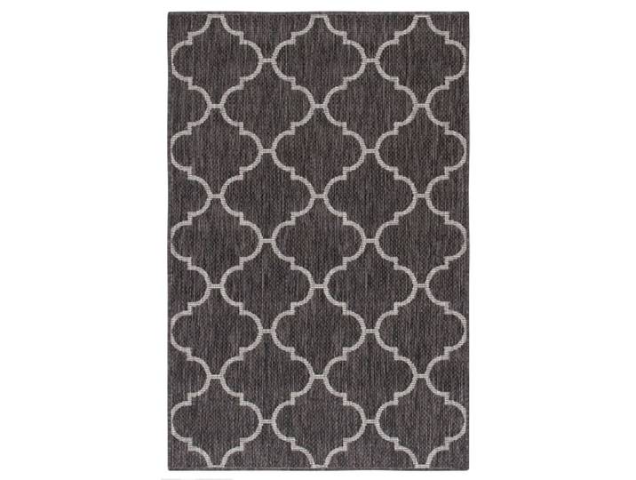 Tapis intérieur extérieur noir 120x170 cm