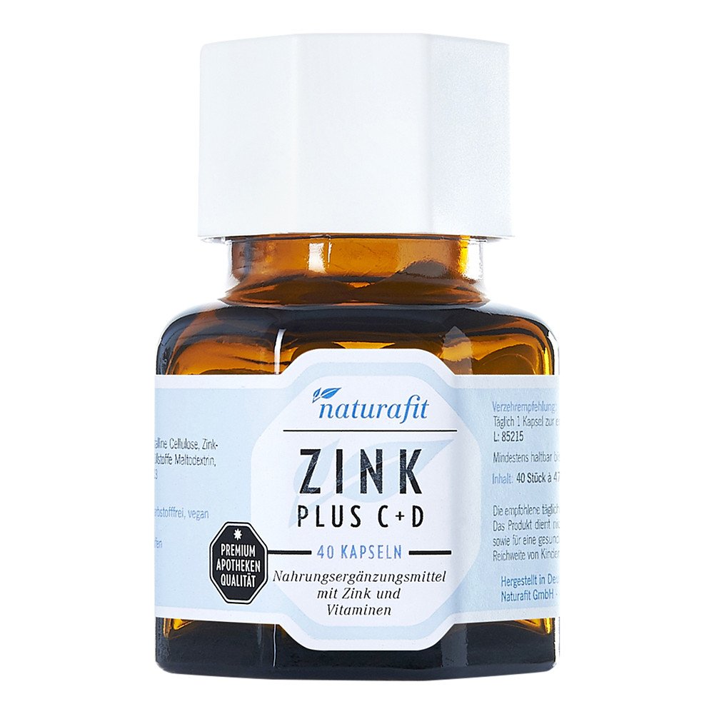 NaturaFit GmbH Naturafit Zink Plus C + D Kapseln 06470600