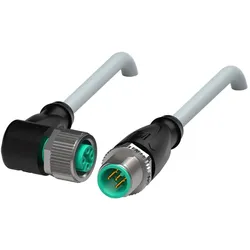 Pepperl+Fuchs Fabrik Verbindungskabel V15-W-1M-PUR-V15-G