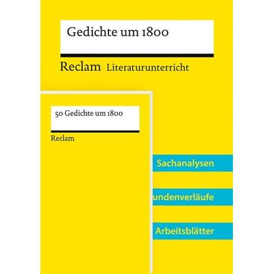 Lehrerpaket zum länderübergreifenden Abiturthema 2027–2029 »Literatur um 1800« (Textausgabe + Lehrerband), Set von Holger Bäuerle, Reclam, Philipp,