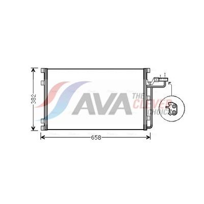 AVA CLEVER CHOICE Kondensator, Klimaanlage VO5139 für Volvo