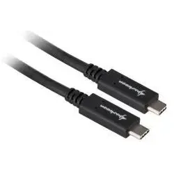 Sharkoon USB 3.1 Gen. 2 C auf C (0.50 m, USB 3.2 Gen 2), USB Kabel