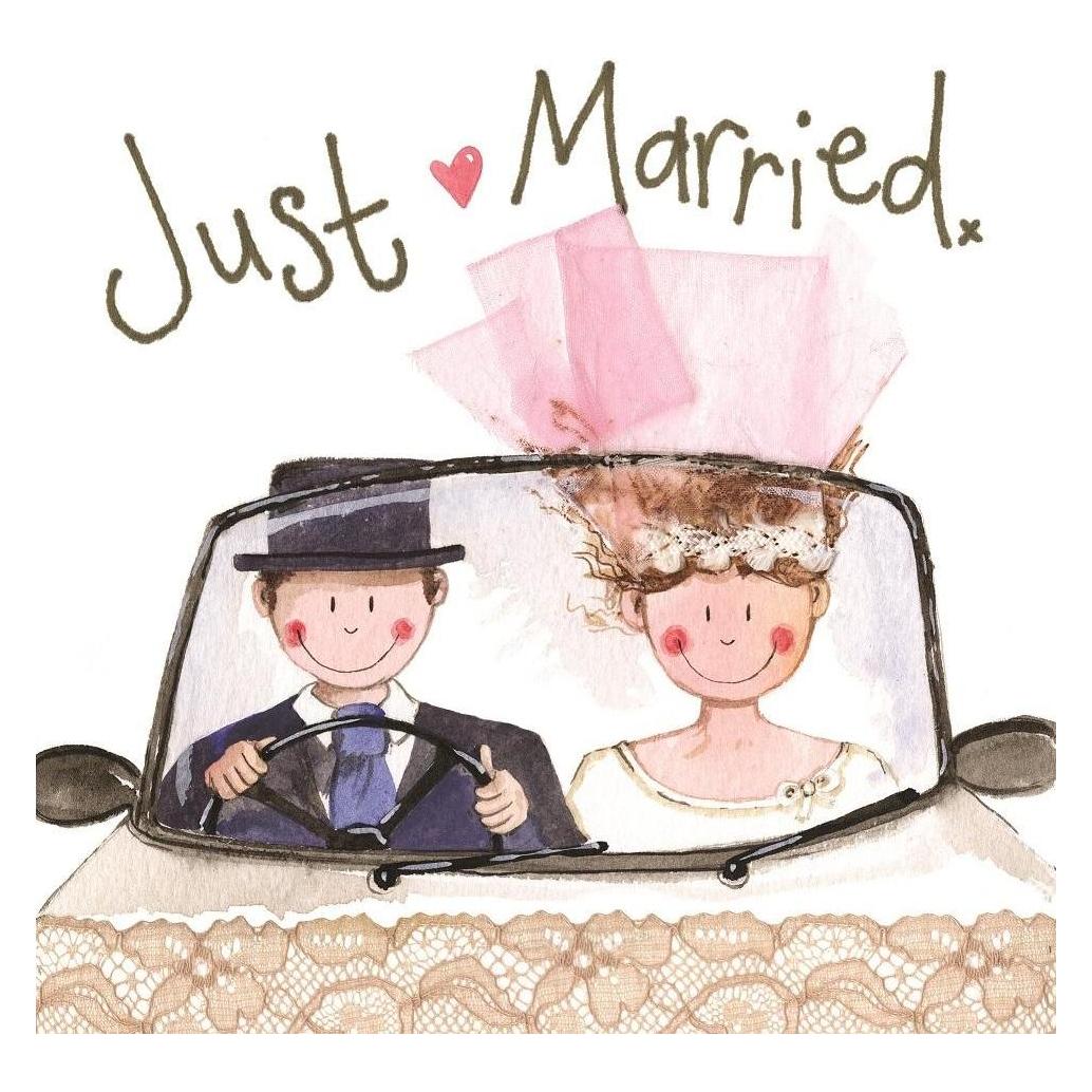 Teka Hochzeitskarte S89 Just Married Auto (47992897)