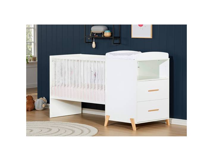 Babyprice - JOY NATUREL - Lit Combine Evolutif 120x60 en 90x190