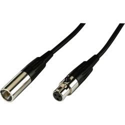 Monacor MCM-500/SW XLR Kabel [1x Mini-XLR-Stecker - 1x Mini-XLR-Buchse] 5 m Schwarz 0065100