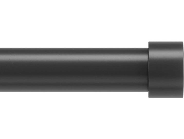 Vorhangstange UMBRA Cappa , schwarz, L:168cm, Metall, Gardinenstangen, Vorhangstange