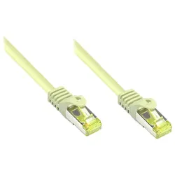 Alcasa 0.15m Cat7 RJ-45 Netzwerkkabel Grau 0,15 m S/FTP (S-STP)